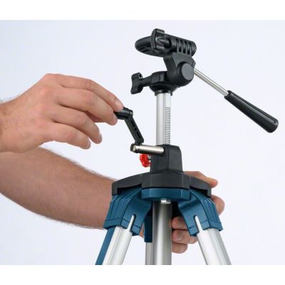 3. Bosch BT 250 Professional Tripod Laser Level 3 x Leg Blue, White