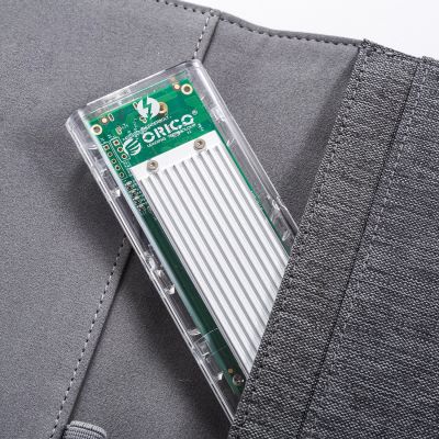 5. Orico TCM2-C3 M.2 NVME to USB-C 10Gb/s Disk Drive - Gray