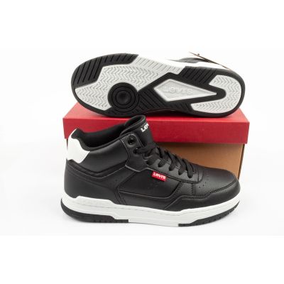 9. Levi's John SE black high-top sports shoes for kids
