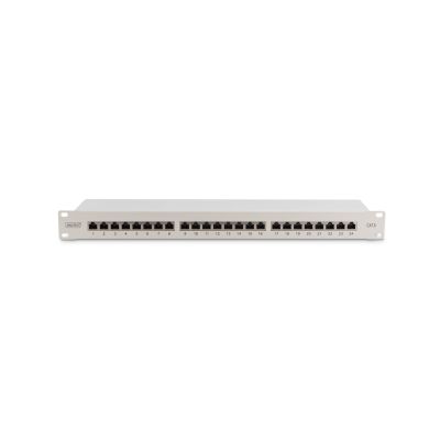 3. Digitus Patch Panel 19'' 24x RJ45, LSA level, cat.6, shielded, 1U, gray, cable guide