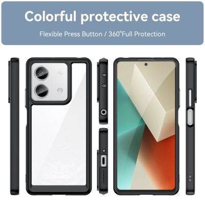 2. Outer Space Case with gel frame for Xiaomi Redmi Note 13 Pro - black