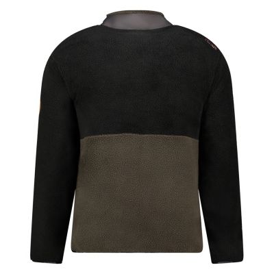 8. Men’s Fleece Jacket Geographical Norway TARLEY BLACK DB MEN 0124 (WZ8068H/GN-BLACK)