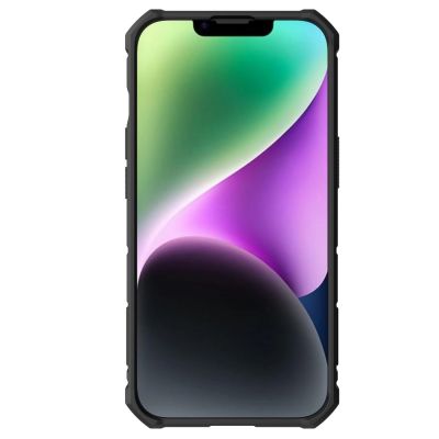 8. Nillkin CamShield Armor Pro Case iPhone 14 Plus case armored cover with camera cover ring stand black