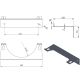 2. Wall holder for 1 gas cylinder, max. diameter 250 mm PRO-LINE cylinders