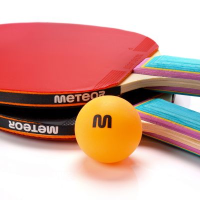4. Set of 2 Meteor Zephyr 15021 table tennis bats