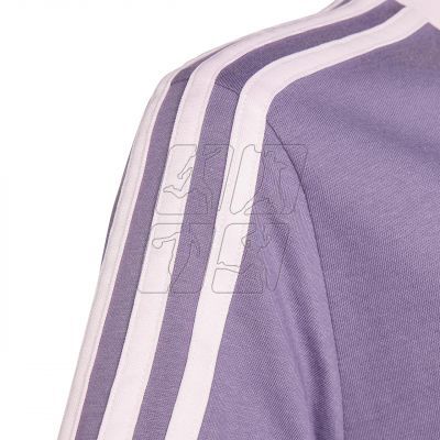 4. adidas Essentials 3-Stripes Cotton Loose Fit Boyfriend Tee Jr IL3276