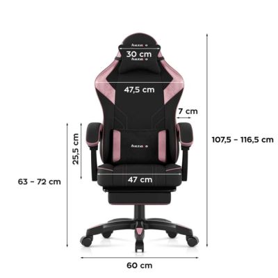 7. Huzaro Force 3.7 Pink Gaming Chair