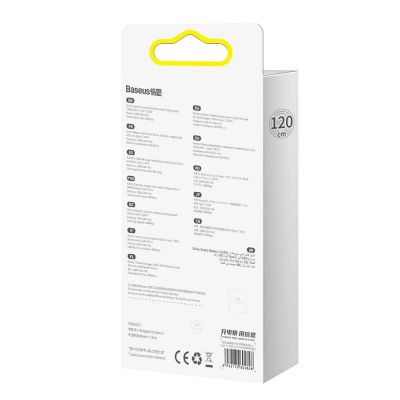 6. Baseus Crystal Shine Series cable USB cable for fast charging and data transfer USB Type A - USB Type C 100W 1.2m purple (CAJY000405)