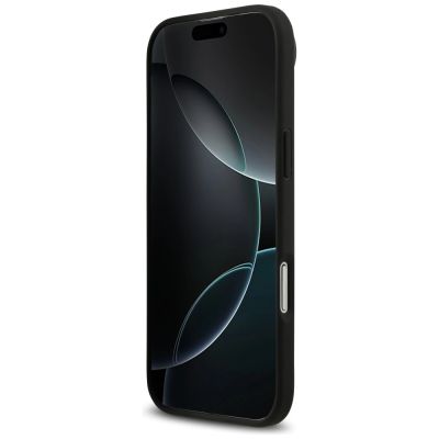 5. Mercedes Leather Vintage Logo MagSafe Case for iPhone Air - Black