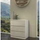 M3 MALWA CHEST OF 3 DRAWERS, GLOSS WHITE