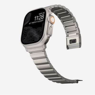 6. Tech-Protect SteelBand for Apple Watch 4 / 5 / 6 / 7 / 8 / 9 / SE / Ultra 1 / 2 (42/44/45/49 mm) - titanium