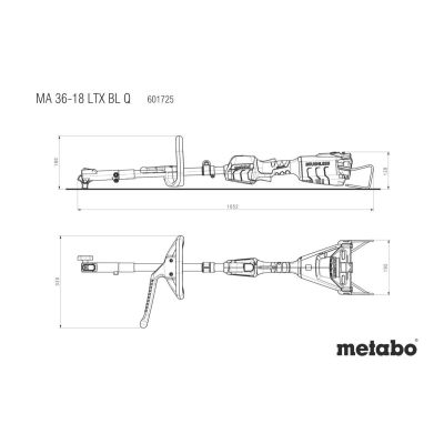 8. Metabo MA 36-18 LTX BL Q Cordless Universal Drive