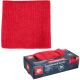 4. SEAMLESS MICROFIBER CLEANING CLOTH 30x30CM 20PCS DIRT DEVIL RED