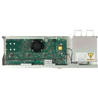 4. Mikrotik RB1100AHx4 router (RB1100x4) Total Ethernet Ports:13; Architecture:ARM 32bit; CPU core:4