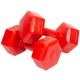 4. EB FIT composite dumbbell set 2x3kg red 1027036
