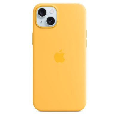 Apple Silicone Case with MagSafe Sunshine, for iPhone 15 Plus, MWNF3ZM/A