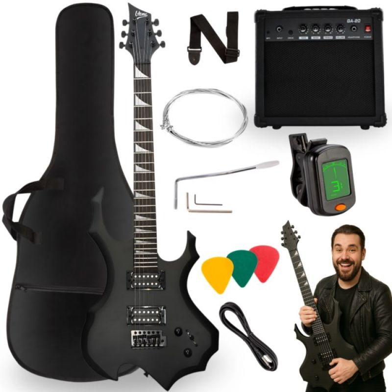 V-TONE EGS 39 MBK electric guitar 4/4 black ma