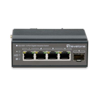 4. LevelOne IGU-0501 Gigabit Ethernet Power over Ethernet Network Switch