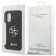 8. Guess Silicone Big 4G Script Case for iPhone 17 - Black