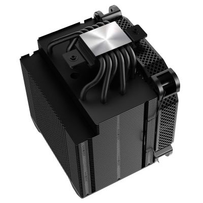 4. Jonsbo HX6250 Processor Radiator 14 cm Black 1 pc.