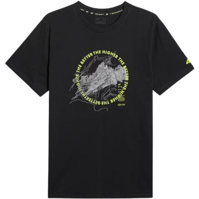 2. Men's T-shirt 4F M2822 deep black 4FWSS26TTSHM2822 20S