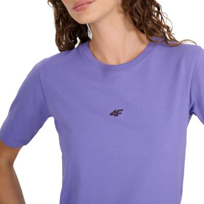 4. Women's T-shirt 4F F2971 purple 4FWAW25TTSHF2971 51S