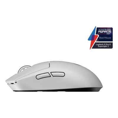 8. G PRO X SUPERLIGHT 2 LIGHTSPEED/WHITE 2.4GHZ mouse