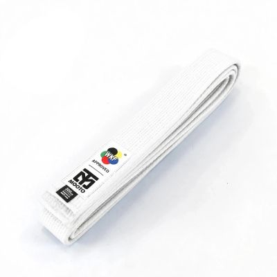 14. White kimono belt - MTX Karate WKF | MOOTO