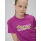 5. Girls' quick-drying sports T-shirt 4F 4FJRSS26TFTSF2386-53S