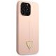 4. Guess GUHCP13XSLTGP iPhone 13 Pro Max 6.7" pink/pink hardcase Silicone Triangle