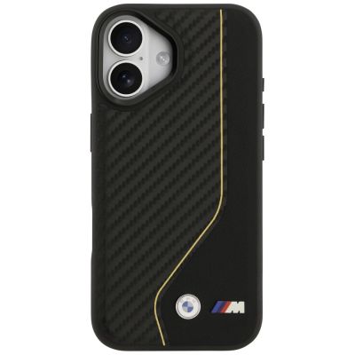 3. BMW M Carbon Line & Logo MagSafe Case for iPhone 17 - Yellow