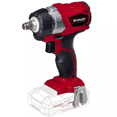 4. Einhell TE-CW 18Li Impact Wrench Black, Red 1/2" 2900 RPM 215 N m 18 V