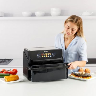 3. Taurus 973004000 Air Fryer with Long Basket and Grill