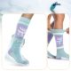 4. Qunature 037201 ski socks size 37-42 (S/M) - purple-green