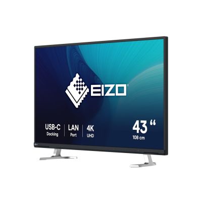 2. EIZO monitor 108cm (42.5") EV4340X-BK 16:09 4K 2xHDMI+DP+USB-C IPS