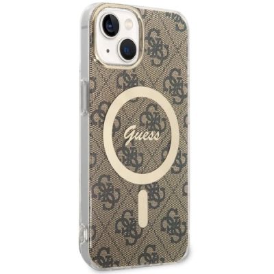 3. Guess 4G MagSafe case for iPhone 14 - brown