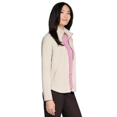 3. Skechers The Hoodless Hoodie GoWalk Shine Jacket JA78-NTTN Beige L