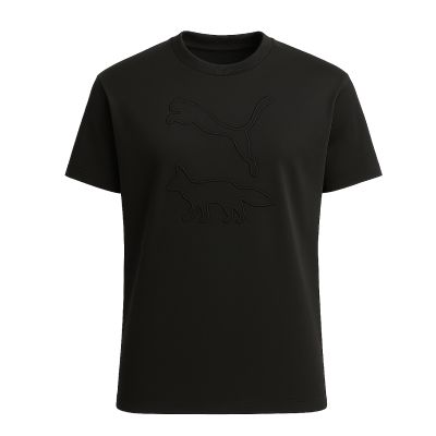 MAISON KITSUNE X PUMA T-shirt Puma Black - 532327-01