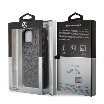 7. Mercedes Bow Line Case for iPhone 12 mini - Black