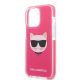 6. Karl Lagerfeld Choupette Head case for iPhone 13 Pro Max - fuchsia