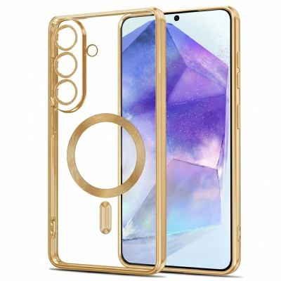 2. Tech-Protect MagFlex MagSafe Case for Samsung Galaxy A27 5G - Transparent Gold