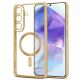 2. Tech-Protect MagFlex MagSafe Case for Samsung Galaxy A27 5G - Transparent Gold