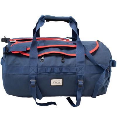 2. FITNESS/TRAVEL BAG A3051 NAVY BLUE-RED SEMI LINE