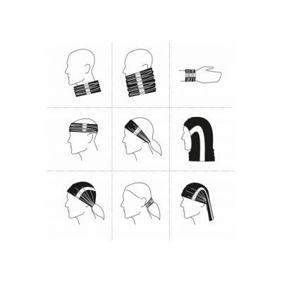 2. Unisex Scarf HV Twister Malfini MLI-3V897 Fluorescent Yellow