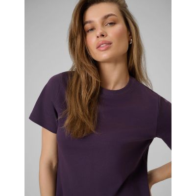 4. Women's regular plain T-shirt 4F 4FRAW25TTSHF3625-50S