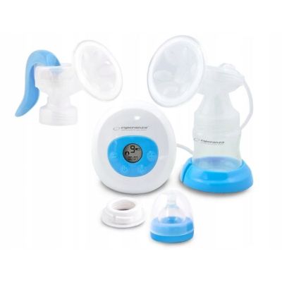 4. Esperanza GEMELOS ECM003B Electric/Manual Breast Pump (150 ml)