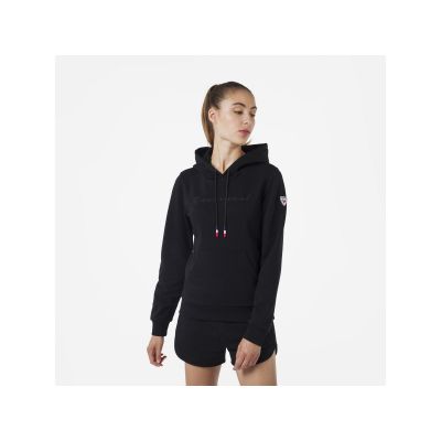 7. Rossignol W Logo Sweat Hood Fl black
