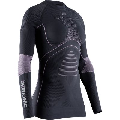 Women's X-Bionic Energy Accumulator 4.0 Shirt – charcoal/magnolia, size: M