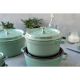 2. STAUB 40508-706-0 round cast iron pot - 5.2 l mint