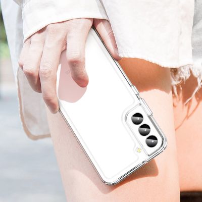 10. Outer Space Case for Samsung Galaxy S23+ cover with a flexible transparent frame